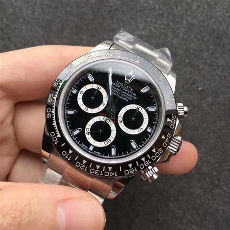 rolex daytona stel black replica|fake Rolex daytona for sale.